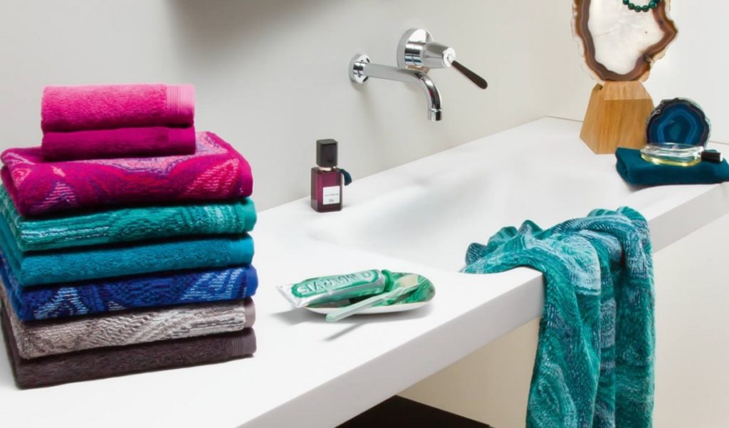 Koupelnová souprava ručníků